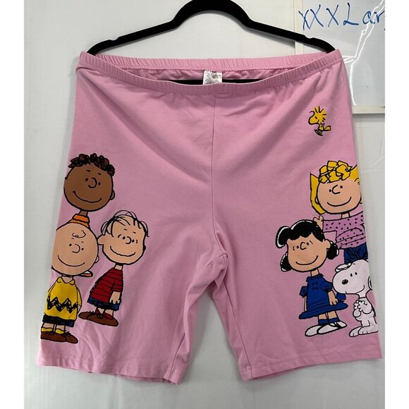 Peanuts Pink Lounge Shorts Featuring Charlie Brown & Friends - Picture 8 of 9